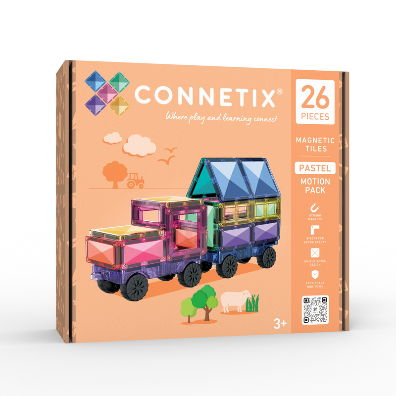 26 pc Pastel Motion Pack CONNETIX