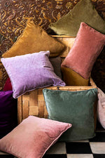 Kissenbezug 33x50cm Samt Blush