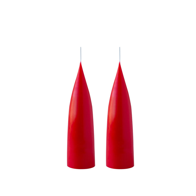 Kerze "Cone" 20 cm - X-MAS Red | 1 Stück