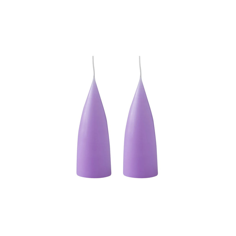 Kerze "Cone" 16 cm - Pastel Purple | 1 Stück