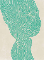 Poster THE LINE - GREEN A4