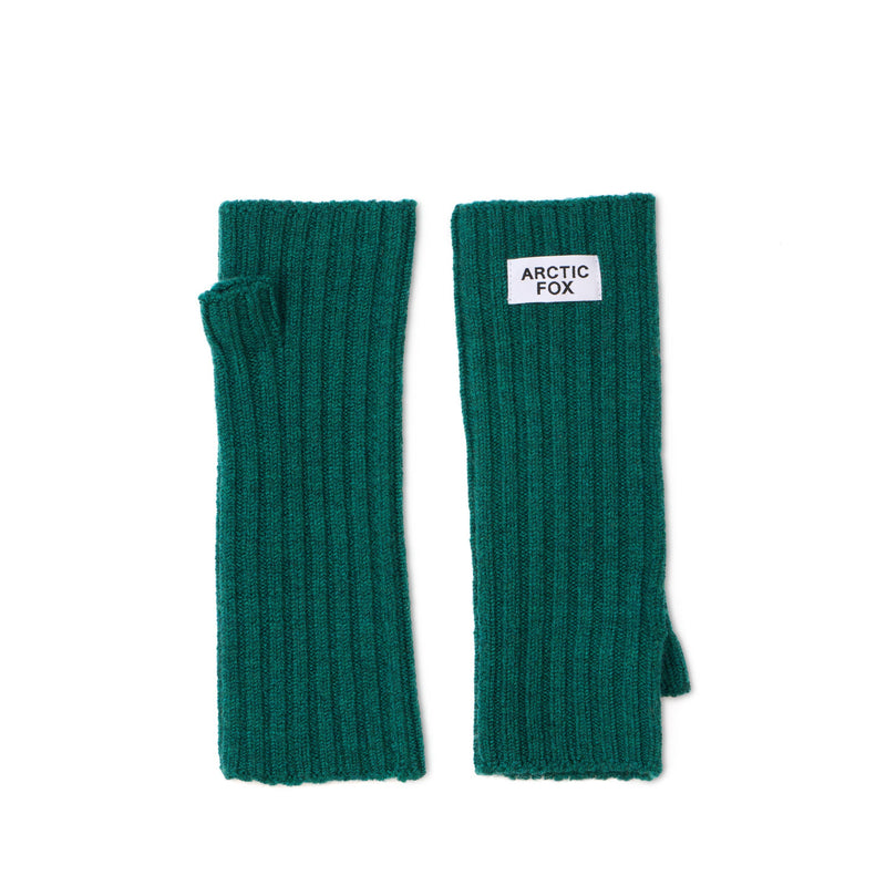 Fingerlose Handschuhe - Merino - Farn