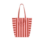 Tasche Elisabeth - Ziegel/Rosa gestreift