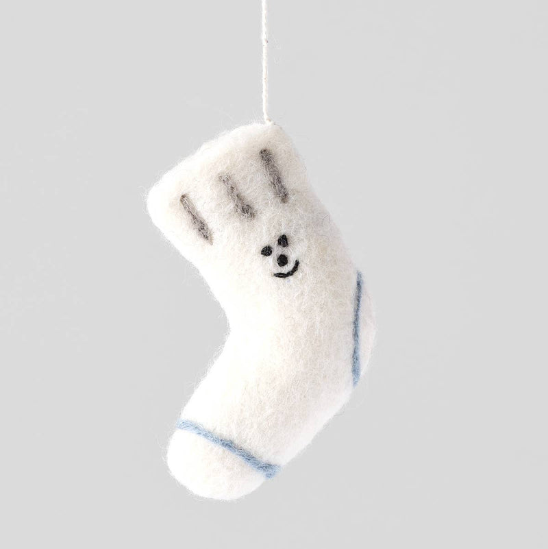 SOCKE-  hängender Filzanhänger