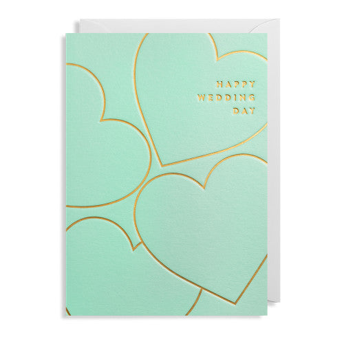 Grußkarte Happy Wedding Day
