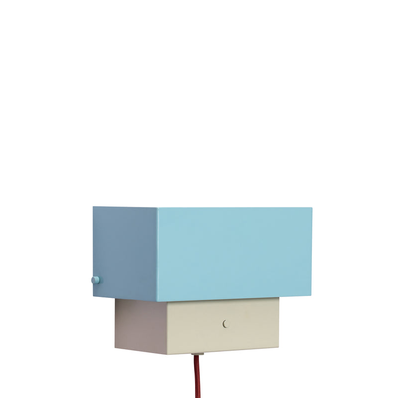Wandlampe ARTE Blau/Sandfarben