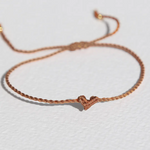 Armband mit Herz versch. Farben