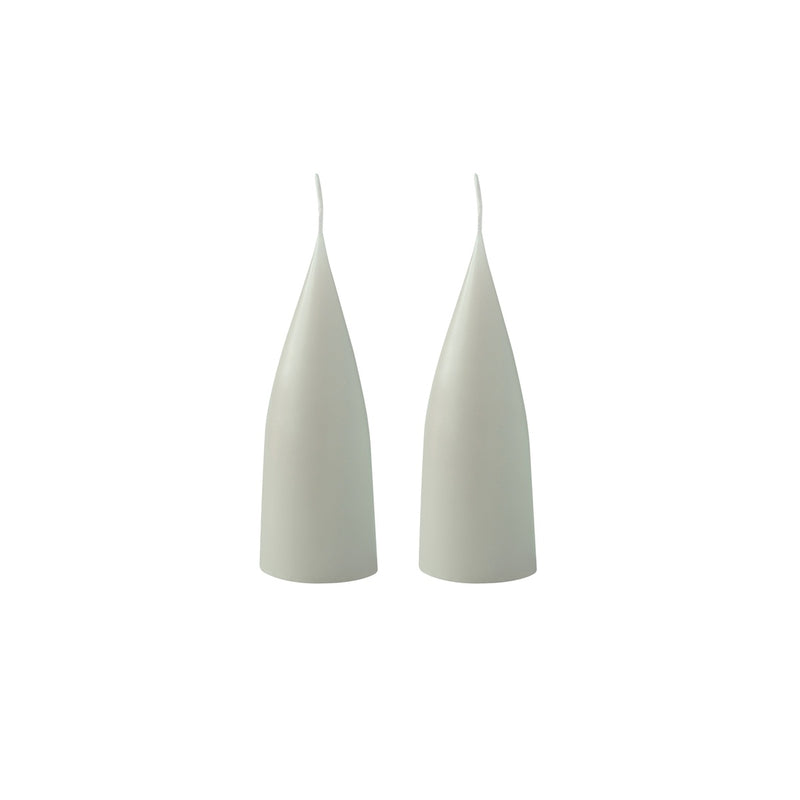 Kerze "Cone" 16 cm - Light Reseda | 1 Stück