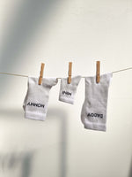 Socken DADDY Weiß/Schwarz