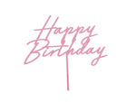 Happy Birthday CAKE TOPPER versch. Farben