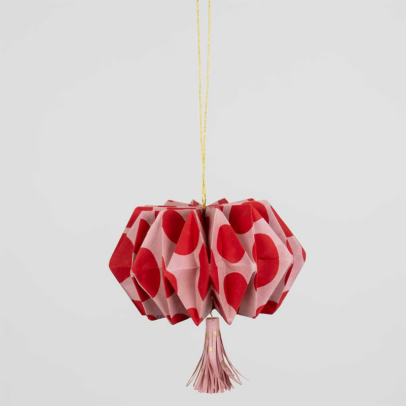 Baumschmuck - ORIGAMI rosa