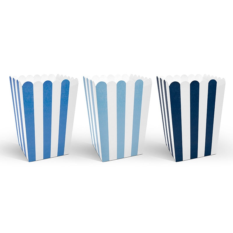 Popcornboxen Blau mix