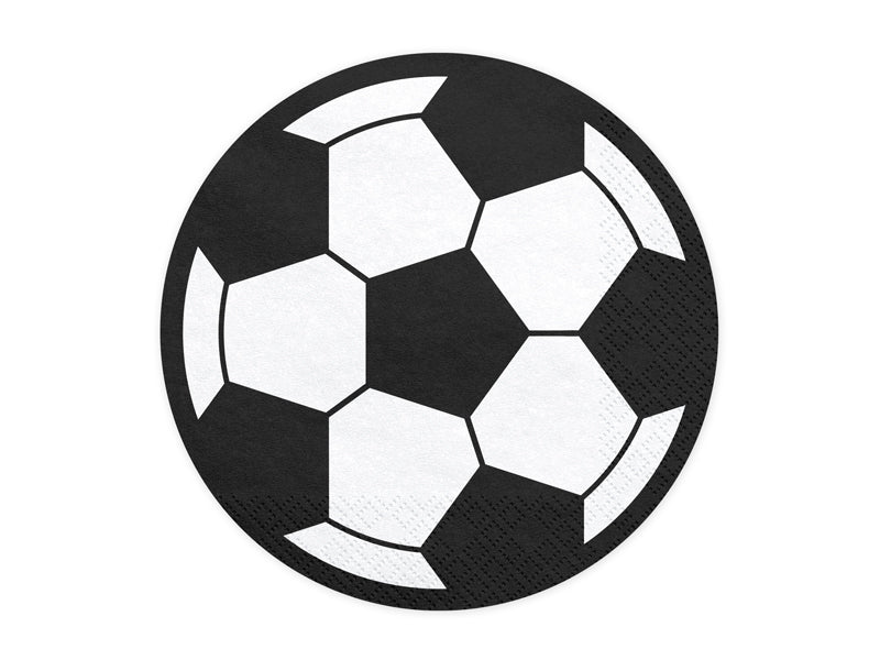 Servietten FUSSBALL 13,5cm